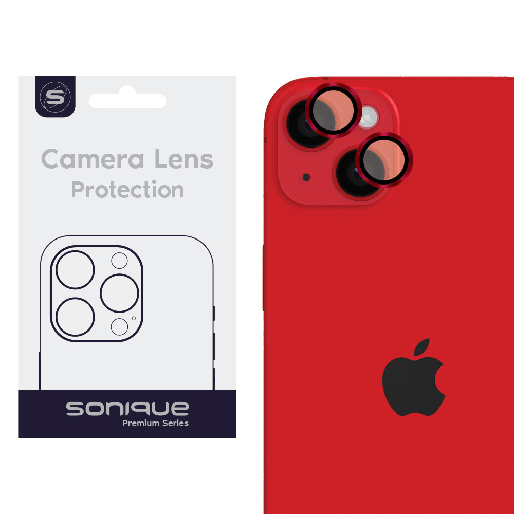 Camera Protection Sonique Lens Pro Apple iPhone 14 / iPhone 14 Plus Red