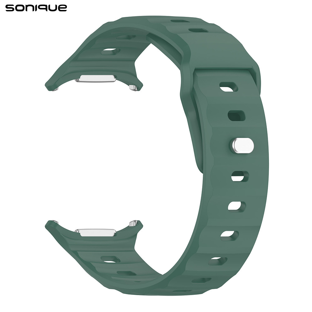 Λουράκι Σιλικόνης ColorWave Sonique για Samsung Galaxy Watch 7 Ultra (47mm) Πράσινο Σκούρο