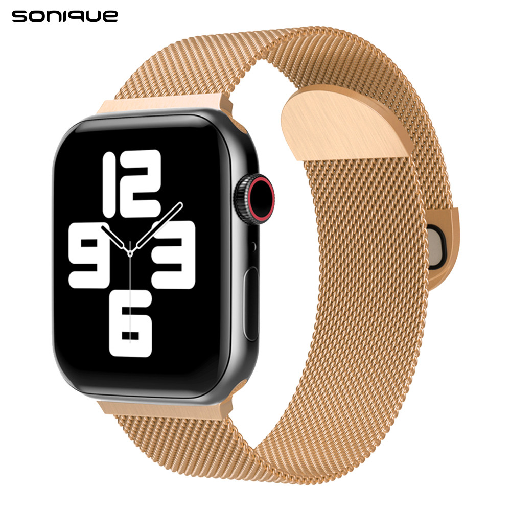 Λουράκι Stainless Steel Milanese Classic Sonique για Apple Watch (38/40/41MM) Μπρονζέ