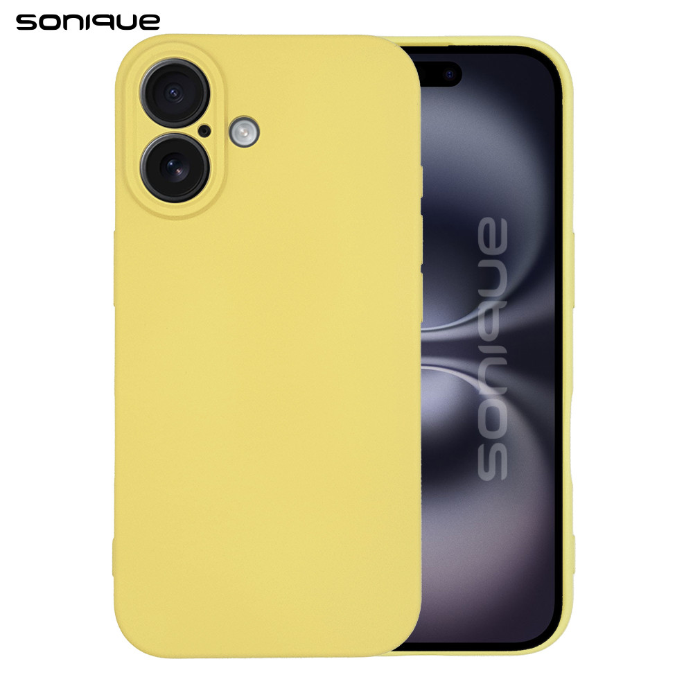 Θήκη Σιλικόνης My Colors Sonique Apple iPhone 16 Κίτρινο