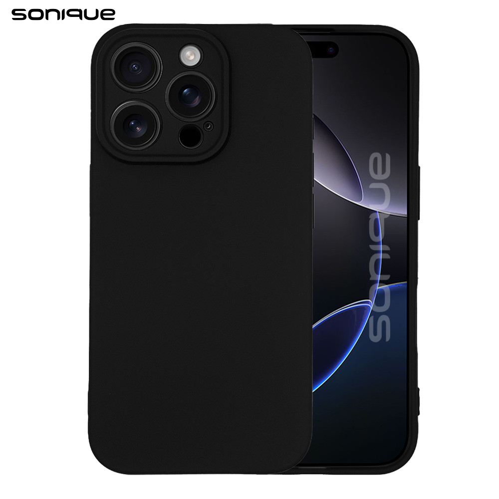 Θήκη Σιλικόνης My Colors Sonique Apple iPhone 16 Pro Μαύρο
