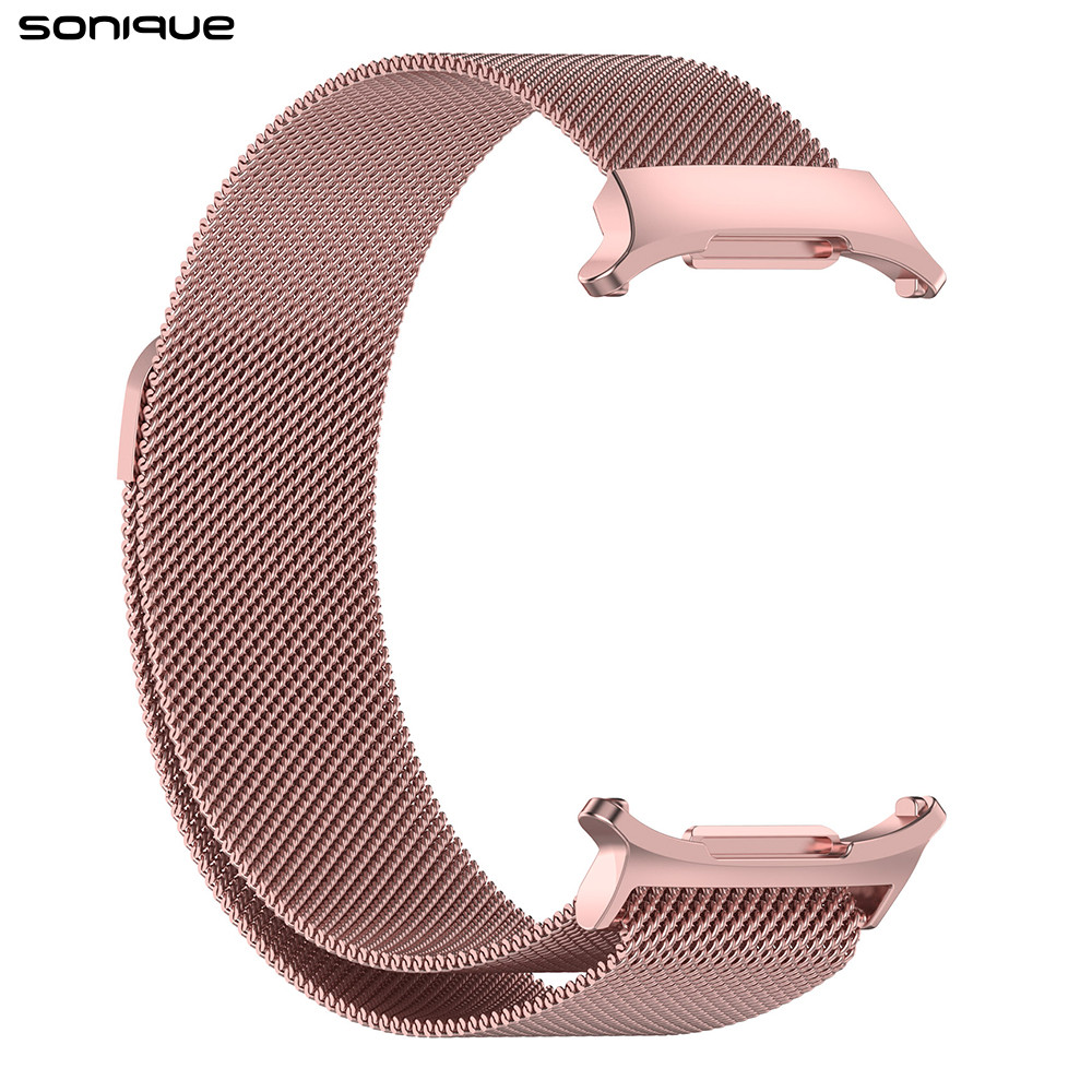 Λουράκι Stainless Steel Milanese Classic Sonique για Samsung Galaxy Watch 7 Ultra (47mm) Ροζ Χρυσό