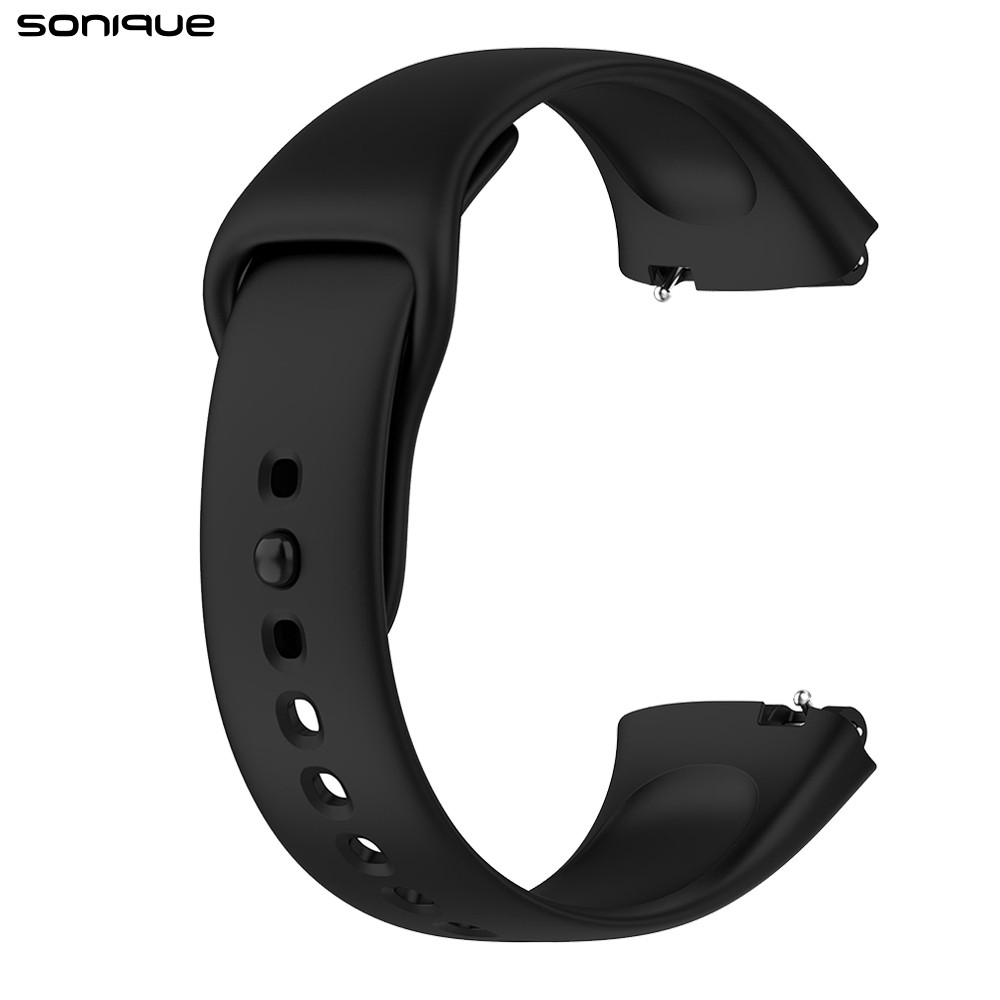 Λουράκι Σιλικόνης Sonique Color για Xiaomi Redmi Watch 3 Active Μαύρο