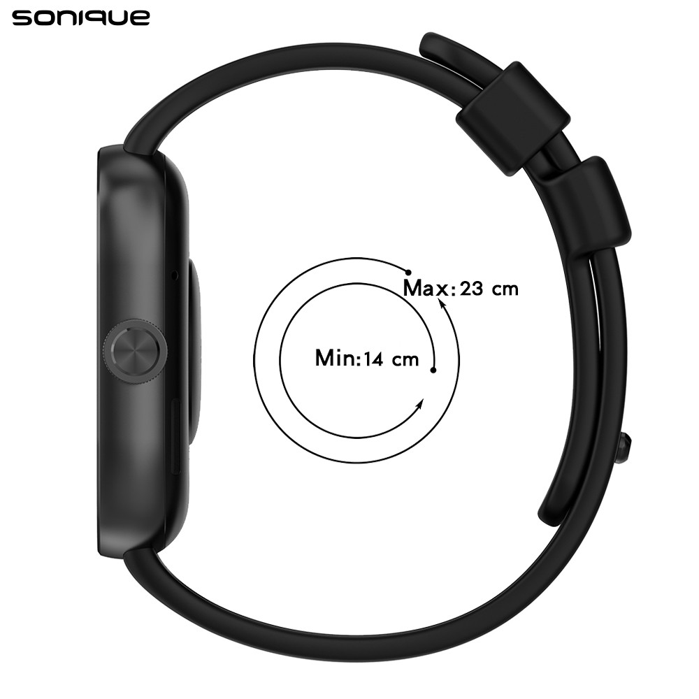 Λουράκι Σιλικόνης Sonique Color για Xiaomi Redmi Watch 4 Κόκκινο
