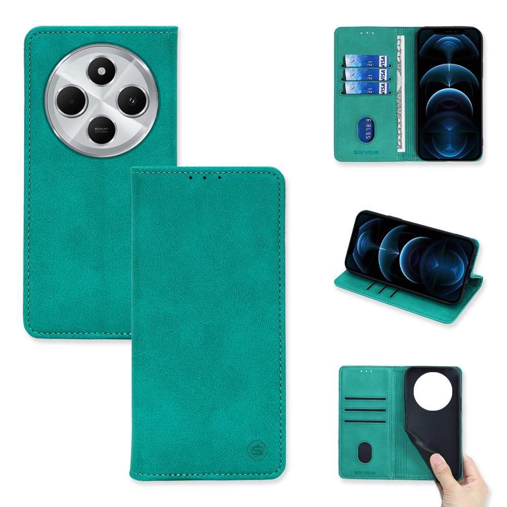 Θήκη Πορτοφόλι Vintage Magnet Wallet Sonique Xiaomi Redmi 14C 4G Βεραμάν