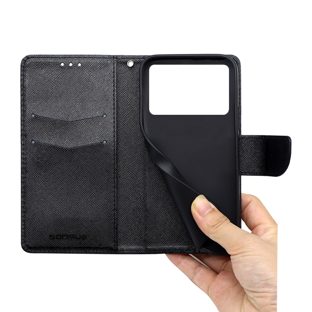 Θήκη Πορτοφόλι Sonique Trend Wallet Xiaomi Poco F6 Pro 5G Μαύρο