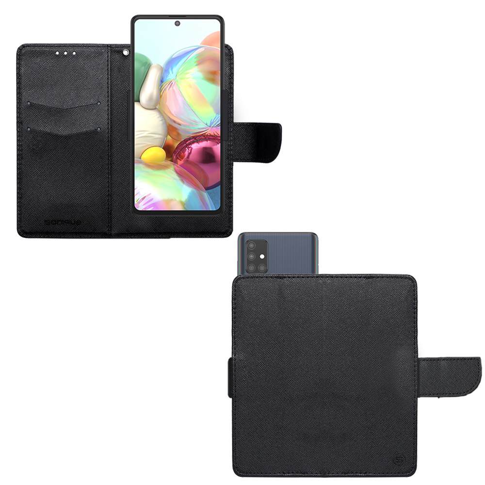 Θήκη Universal Sonique Trend Wallet με Clip έως 5.5" (163mm x 80mm x8mm) Μαύρο