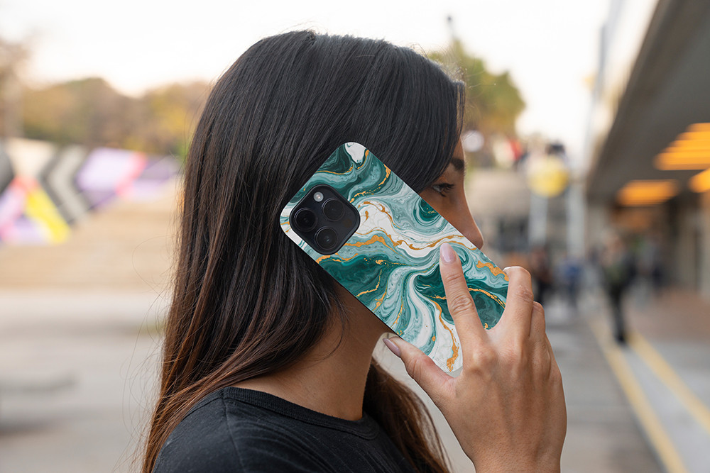 Θήκη Sonique Marble για Apple iPhone 12 mini Πράσινο 01
