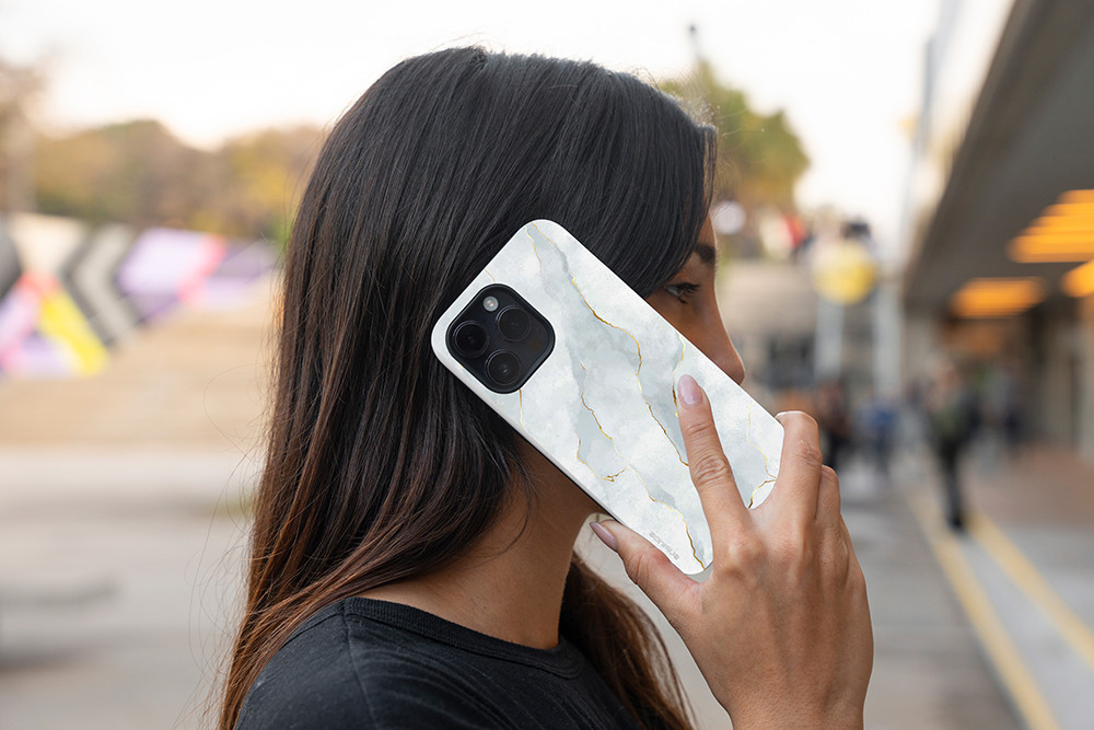 Θήκη Sonique Marble για Apple iPhone 13 Mini Λευκό 01