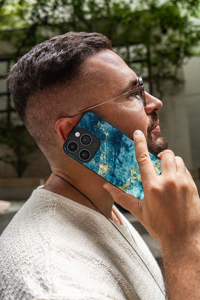 Θήκη Sonique Marble για Apple iPhone 13 Pro Μπλε