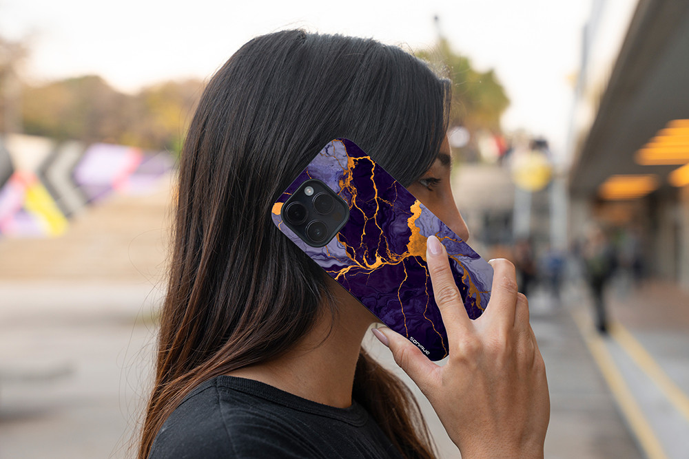 Θήκη Sonique Marble για Apple iPhone 13 Pro Μωβ