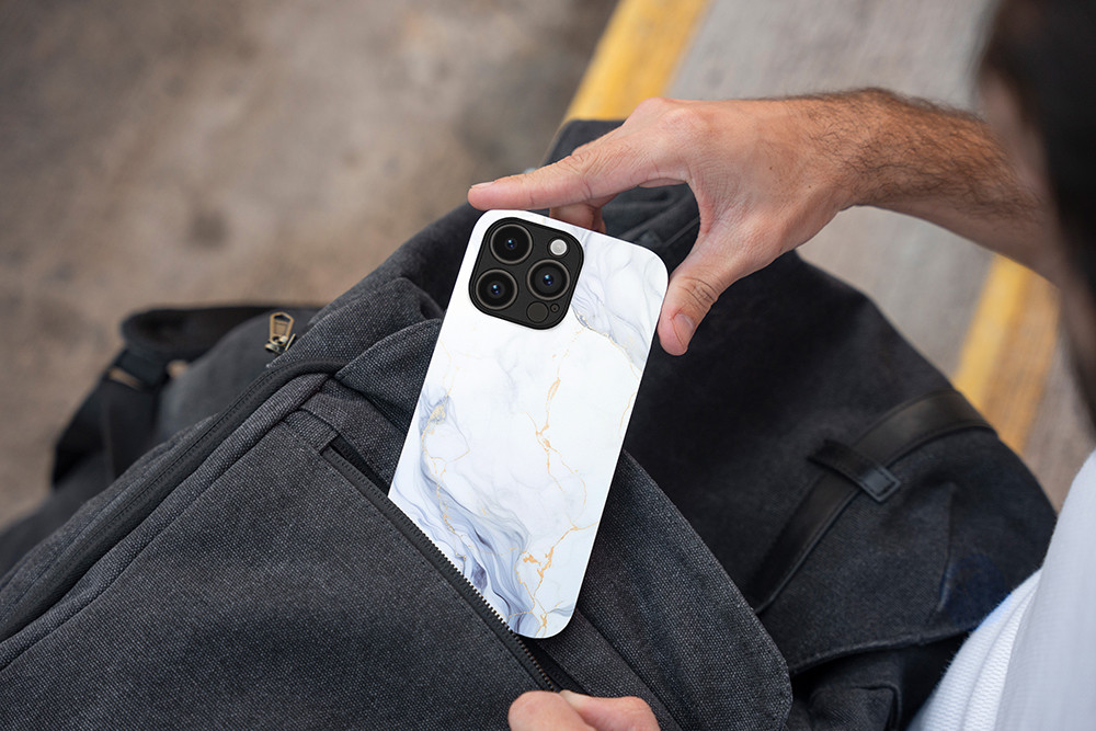 Θήκη Sonique Marble για Apple iPhone 14 Plus Λευκό 02