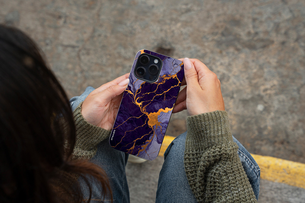 Θήκη Sonique Marble Serries για Samsung Galaxy S24 Μωβ