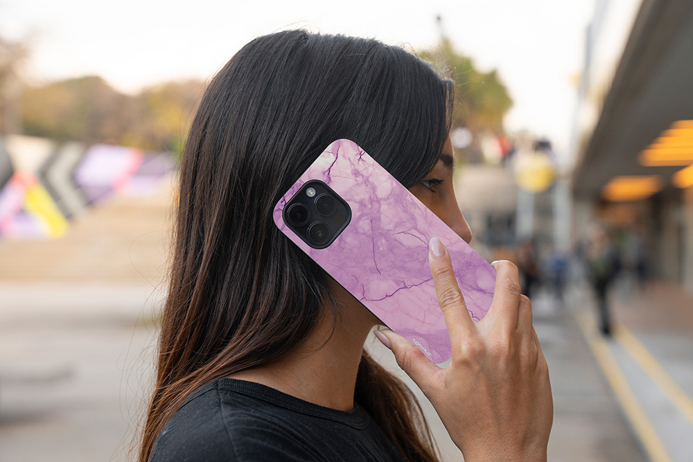 Θήκη Sonique Marble Serries για Samsung Galaxy S24 FE Βιολετί