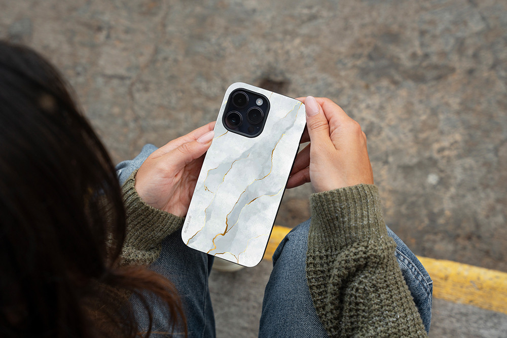 Θήκη Sonique Marble Serries για Samsung Galaxy S24 FE Λευκό 01