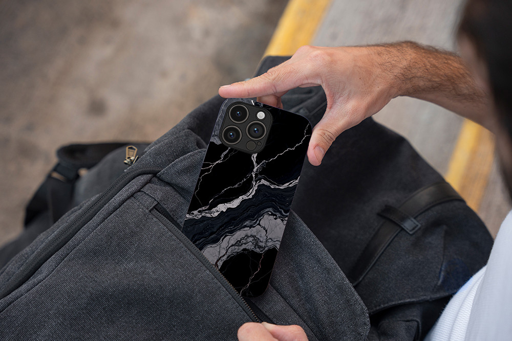 Θήκη Sonique Marble Serries για Samsung Galaxy S24 FE Μαύρο 02