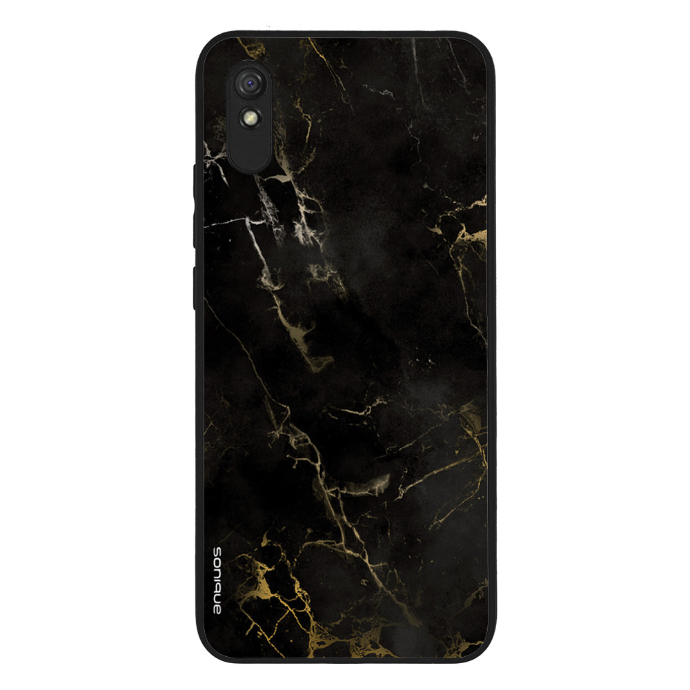 Θήκη Sonique Marble Series για Xiaomi Redmi 9A / Redmi 9AT Μαύρο 01