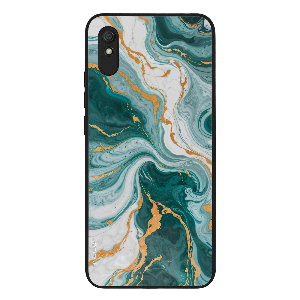 Θήκη Sonique Marble Series για Xiaomi Redmi 9A / Redmi 9AT Πράσινο 01