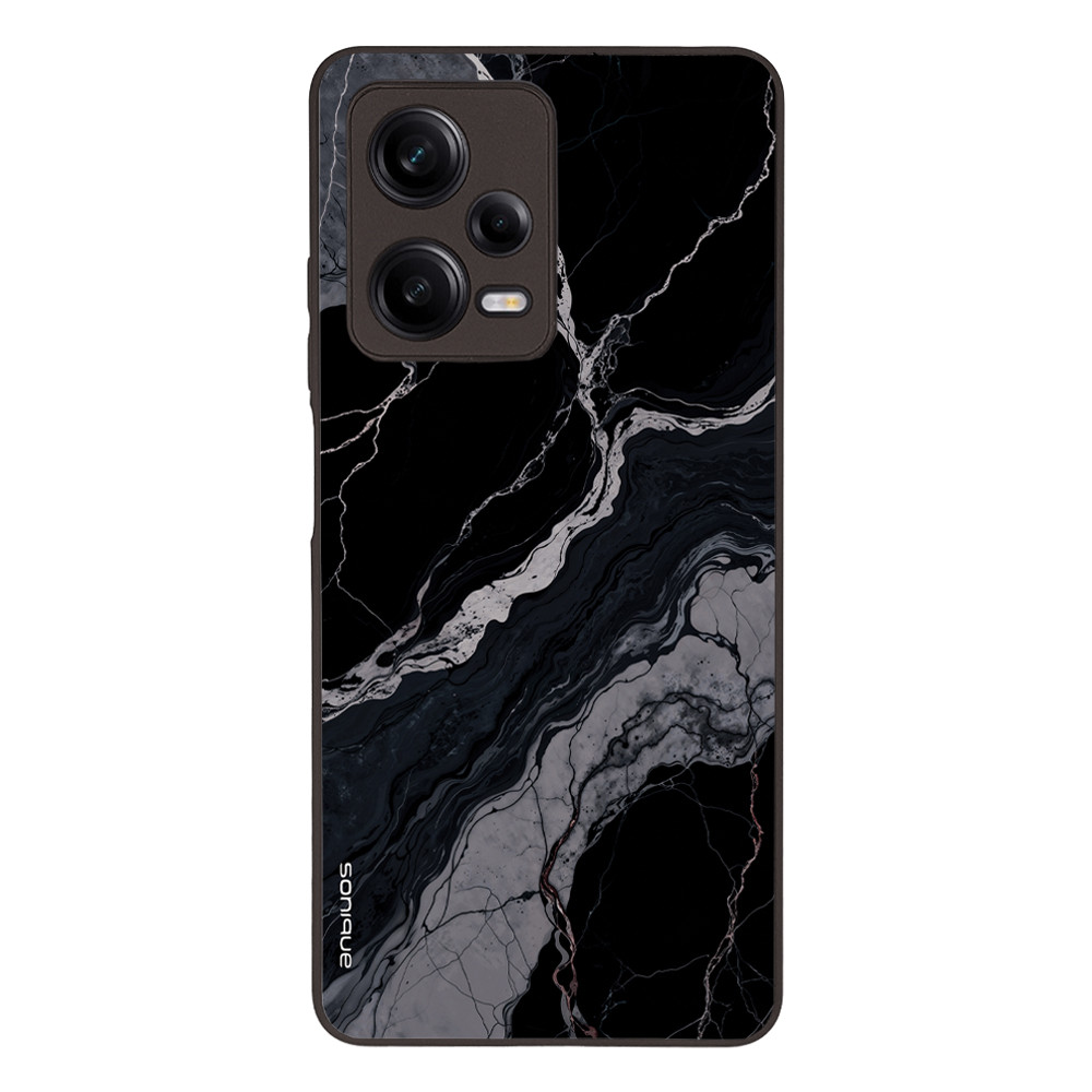 Θήκη Sonique Marble Series για Xiaomi Redmi Note 12 Pro 5G Μαύρο 02
