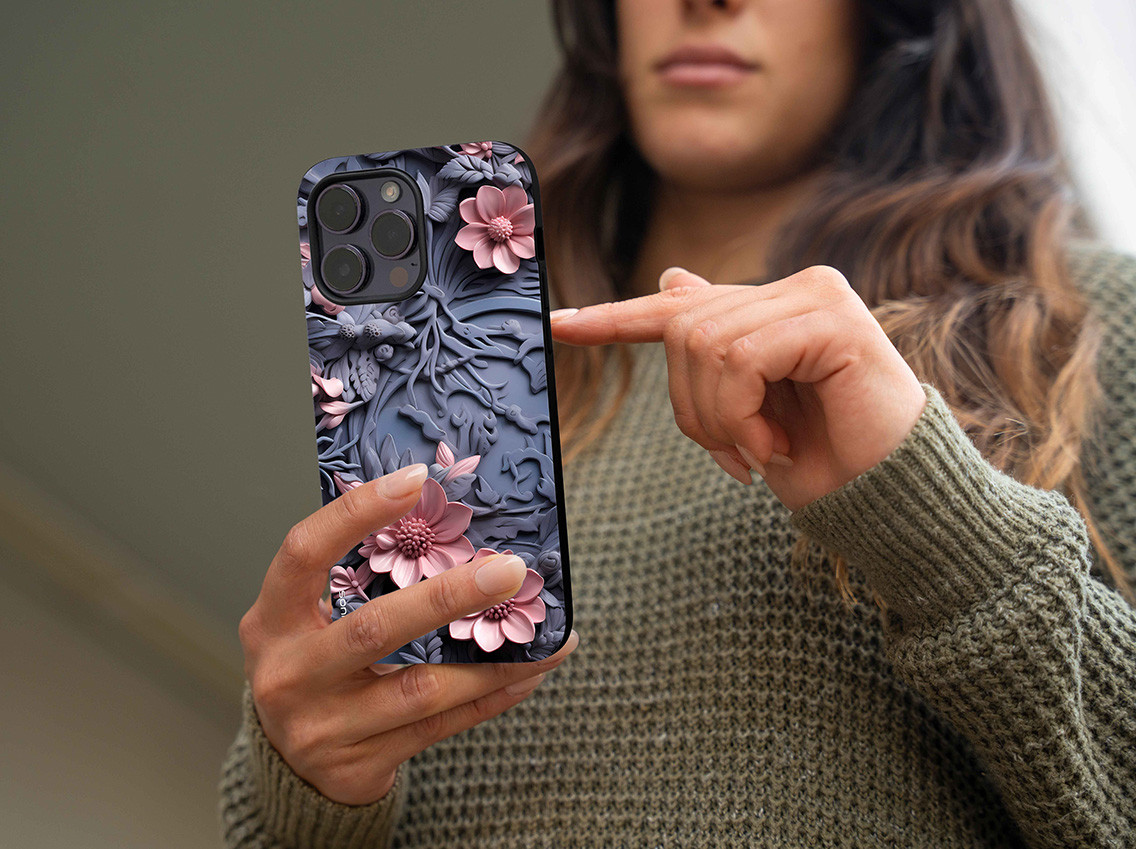 Θήκη Sonique 3D flower Series για Apple iPhone 11 Pro Ροζ 02
