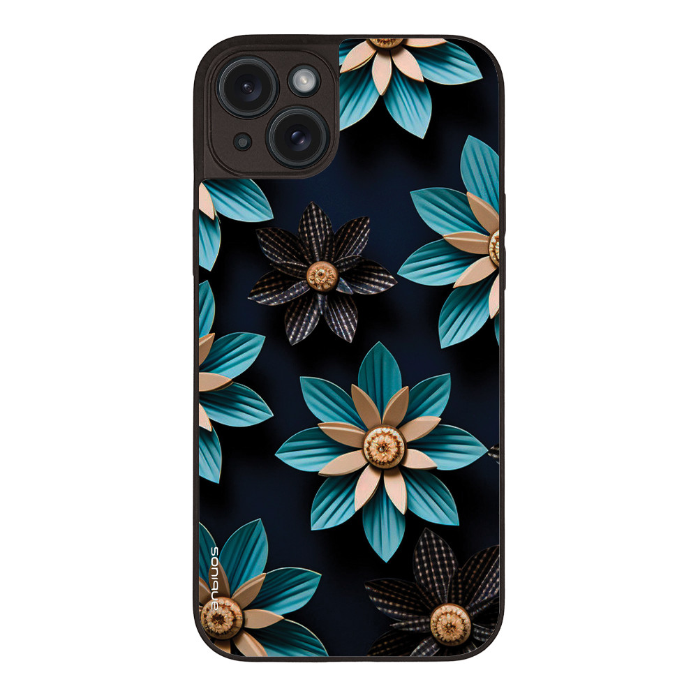 Θήκη Sonique 3D flower Series για Apple iPhone 15 Plus Γαλάζιο