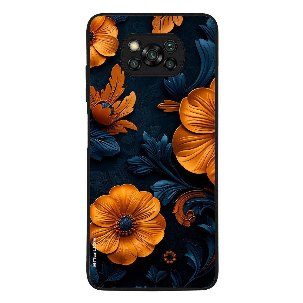 Θήκη Sonique 3D Flower Series για Xiaomi Poco X3 NFC / Poco X3 Pro Πορτοκαλί 01