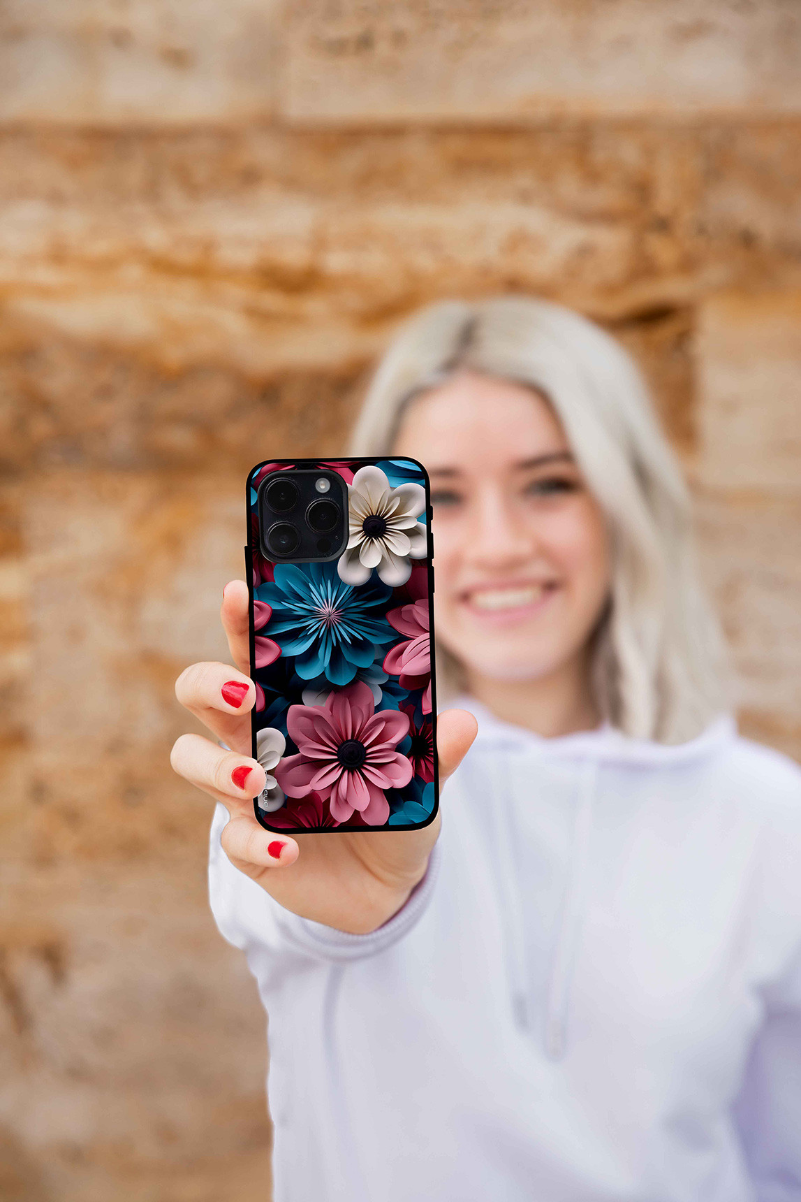 Θήκη Sonique 3D Flower Series για Xiaomi Poco X3 NFC / Poco X3 Pro Ροζ 01