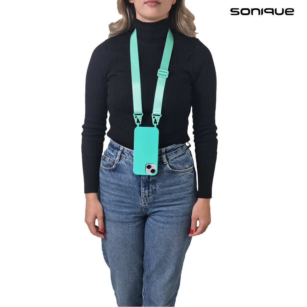 Θήκη Σιλικόνης με Strap CarryHang Sonique Xiaomi Redmi Note 14 Pro 5G / Redmi Note 14 Pro Plus 5G / Poco X7 5G Γαλάζιο