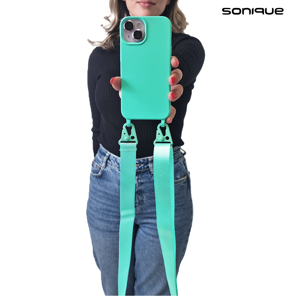 Θήκη Σιλικόνης με Strap CarryHang Sonique Xiaomi Redmi Note 14 Pro 5G / Redmi Note 14 Pro Plus 5G / Poco X7 5G Γαλάζιο