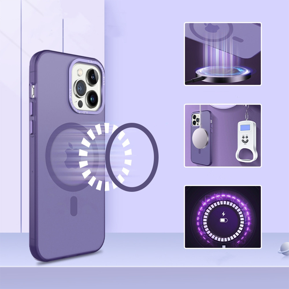 Θήκη Magnetic MagMatte Sonique Apple iPhone 14 Ροζ