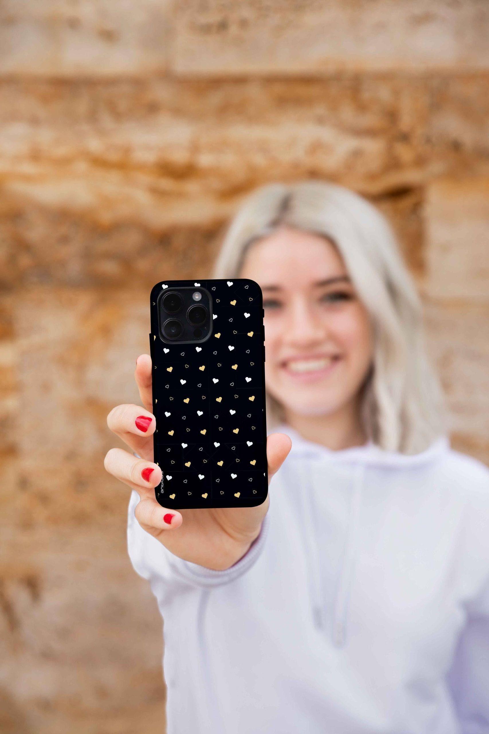 Θήκη Sonique Heart Series για Samsung Galaxy A25 5G Μαύρο 01