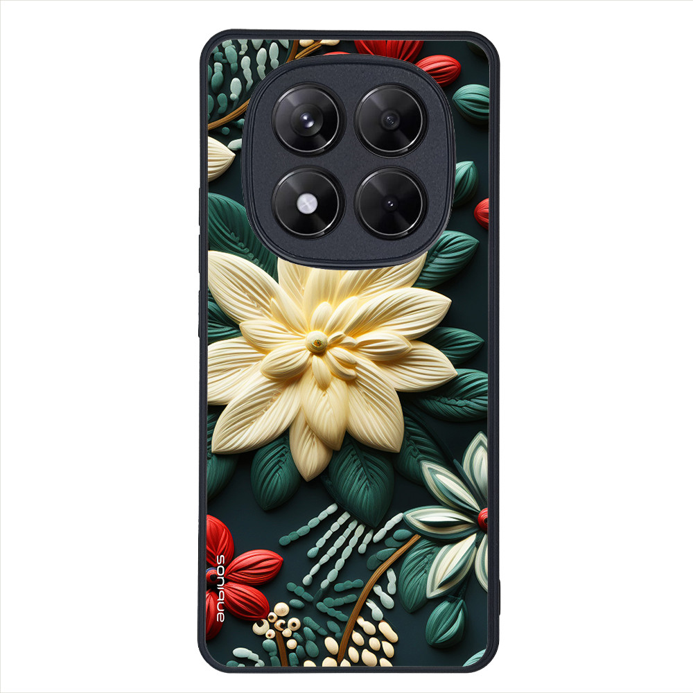 Θήκη Sonique 3D Flower Series για Xiaomi Redmi Note 14 Pro Plus 5G Πράσινο