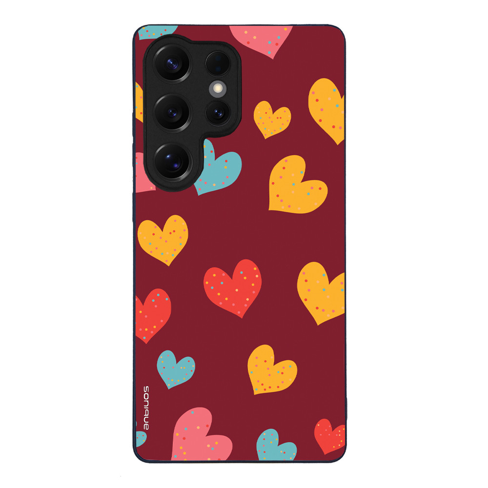 Θήκη Sonique Heart Series για Samsung Galaxy S25 Ultra Μπορντώ