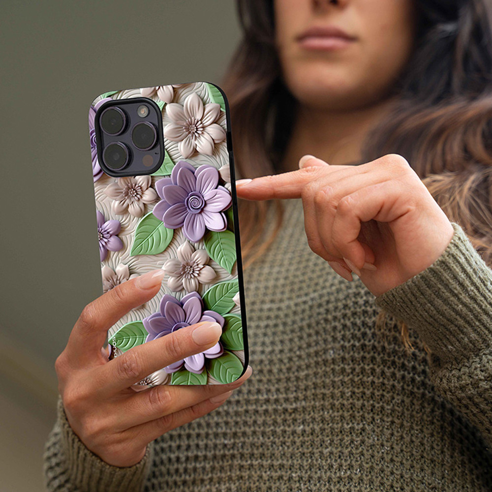 Θήκη Sonique 3D Flower Series για Xiaomi Xiaomi 14T Βιολετί