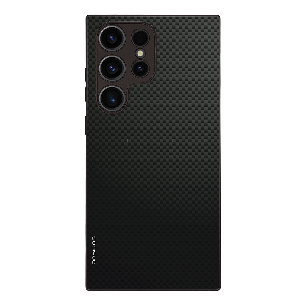 Θήκη Sonique Carbon Series για Samsung Galaxy S23 Ultra Μαύρο 01