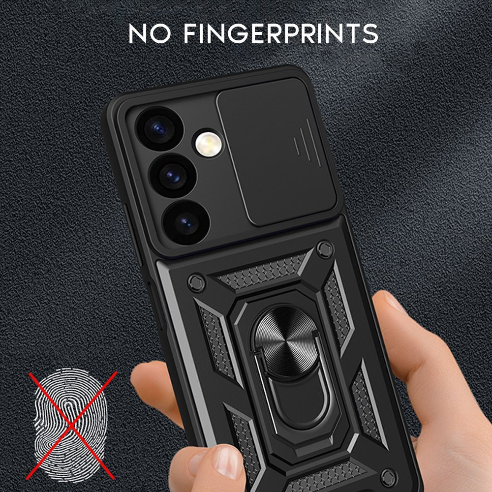 Θήκη Ring Armor CamPro Sonique για Samsung Galaxy A36 5G Κόκκινο