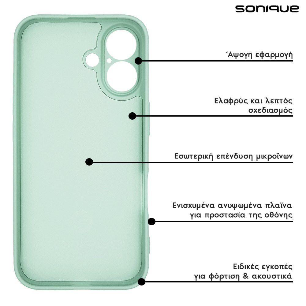 Θήκη Σιλικόνης My Colors Sonique Xiaomi Redmi Note 14 5G Βεραμάν