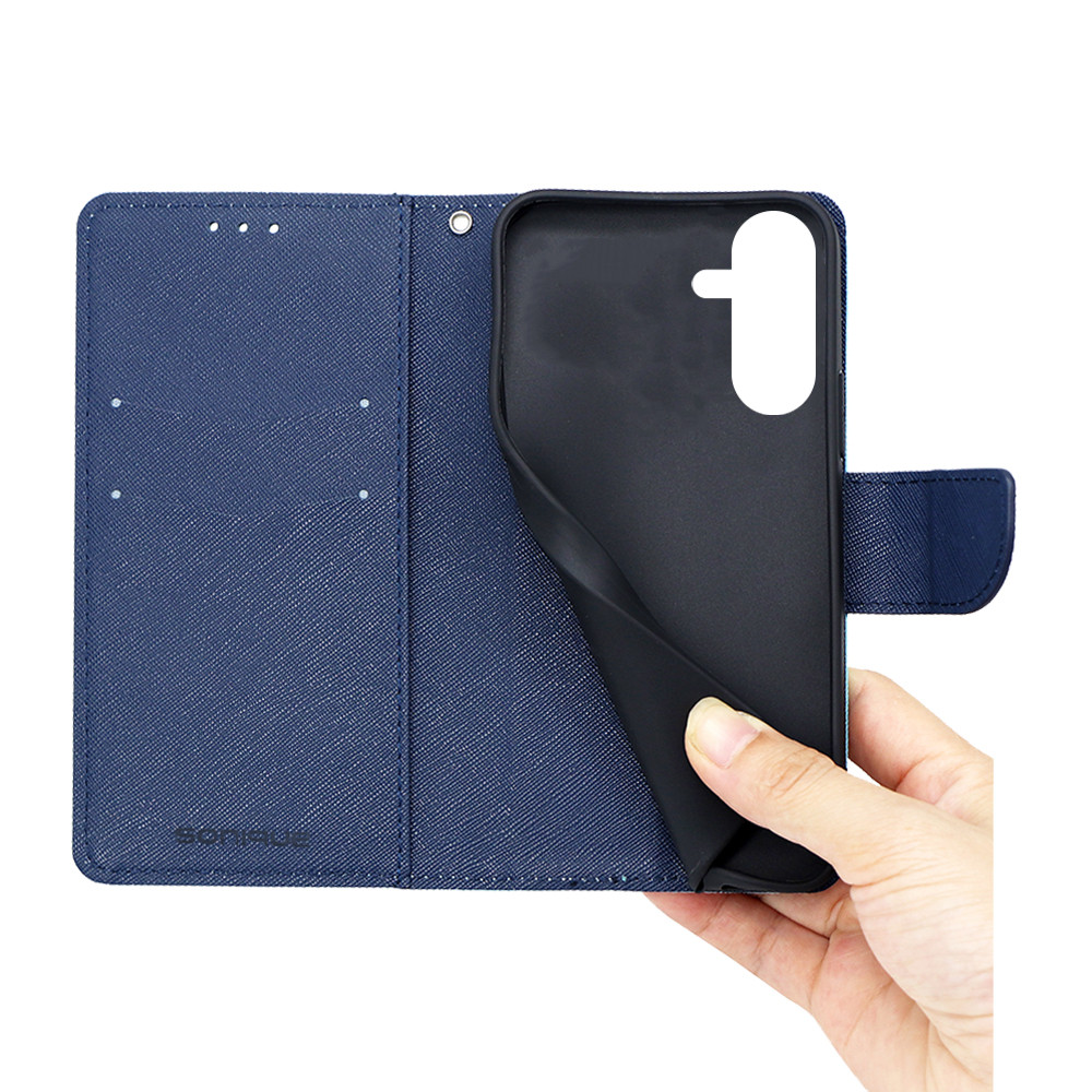 Θήκη Πορτοφόλι Sonique Trend Wallet Samsung Galaxy A26 5G Σιέλ / Σκούρο Μπλε
