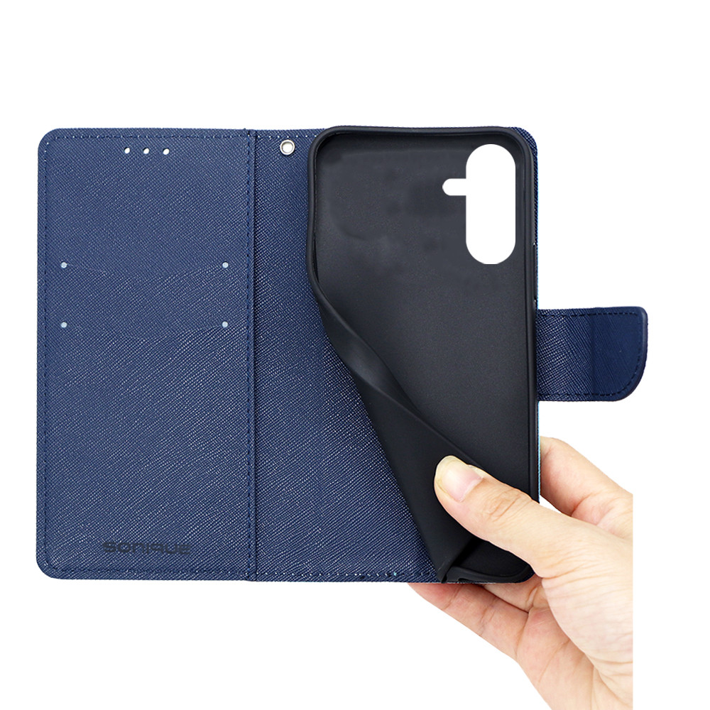 Θήκη Πορτοφόλι Sonique Trend Wallet Samsung Galaxy A56 5G Κόκκινο / Σκούρο Μπλε