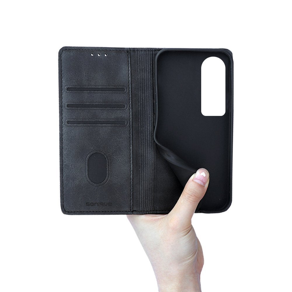 Θήκη Πορτοφόλι Vintage Magnet Wallet Sonique OnePlus Nord CE 4 Lite 5G Μαύρο