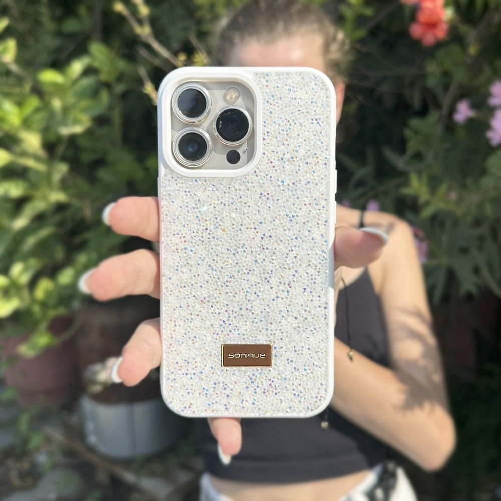 Θήκη Lux Diamond Sonique Apple iPhone 13 Pro Λευκό