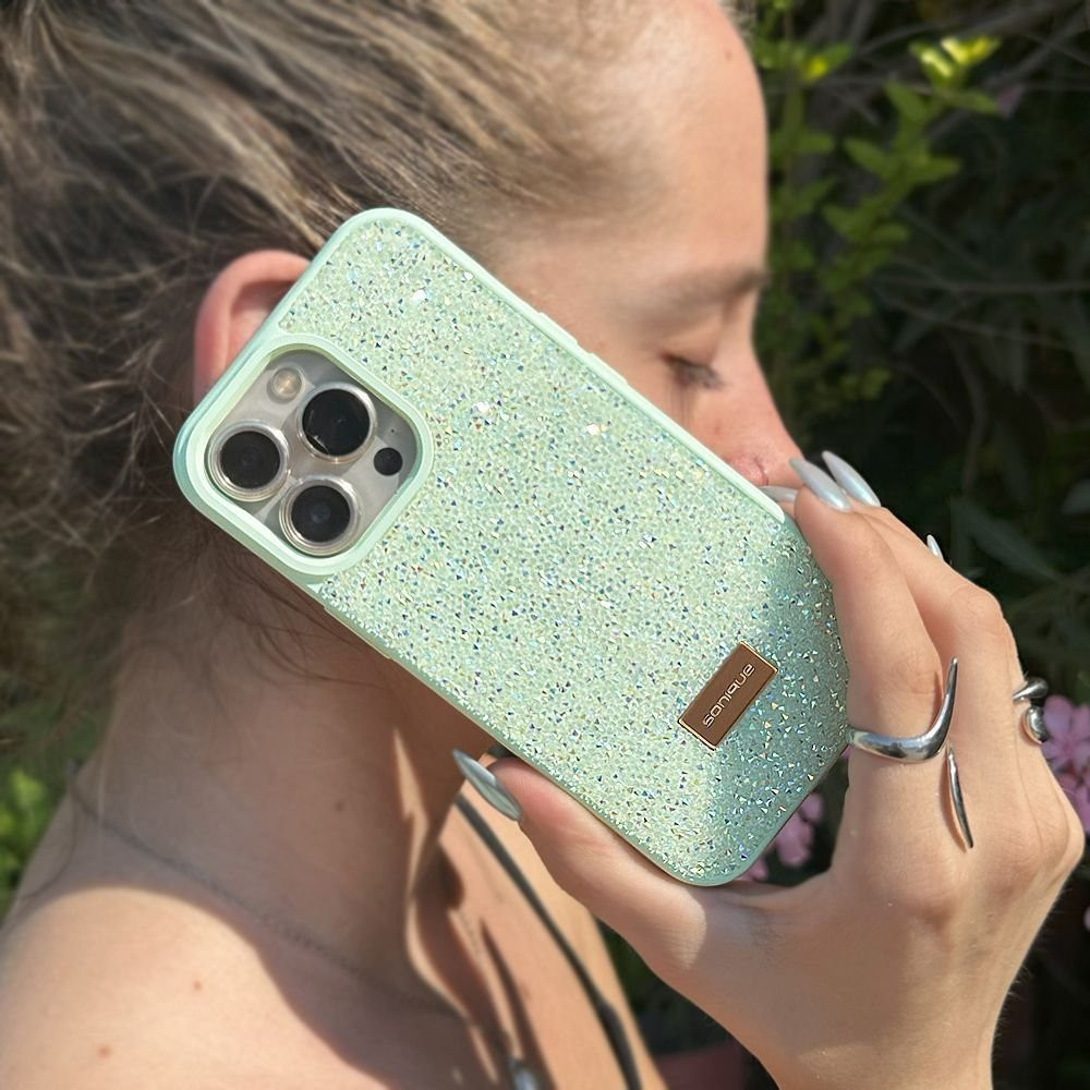 Θήκη Lux Diamond Sonique Apple iPhone 14 Βεραμάν