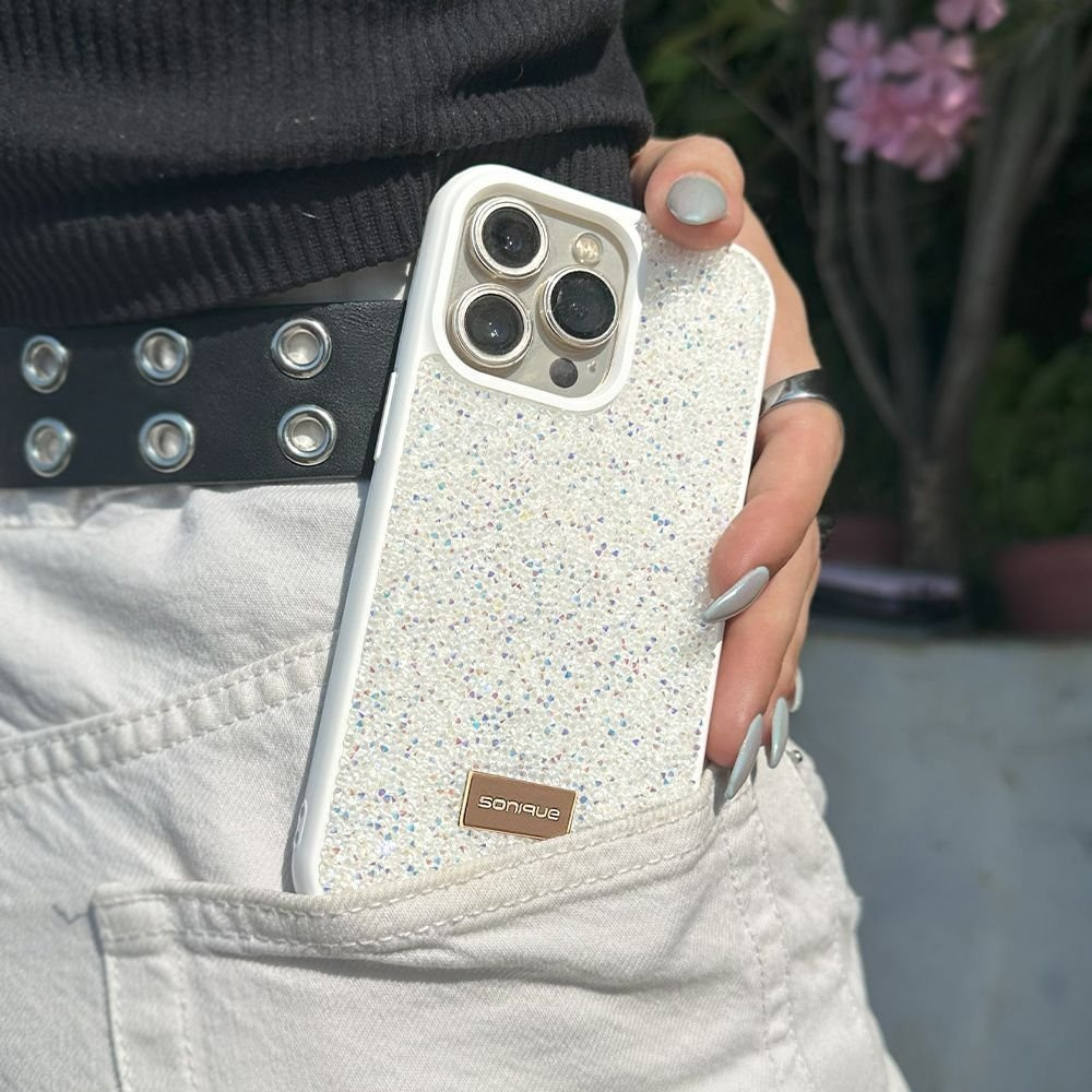 Θήκη Lux Diamond Sonique Apple iPhone 14 Pro Λευκό