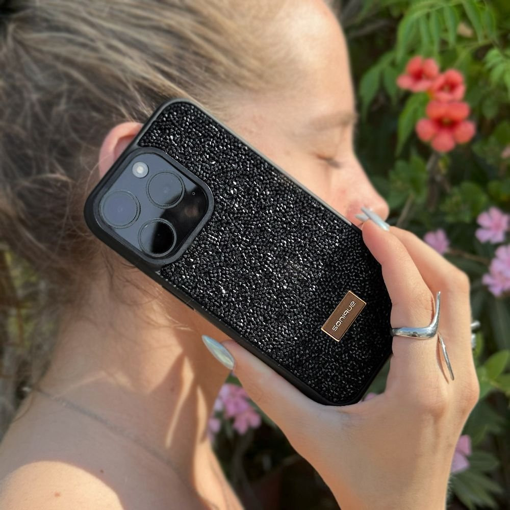 Θήκη Lux Diamond Sonique Apple iPhone 14 Pro Max Μαύρο