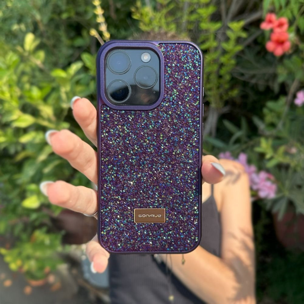 Θήκη Lux Diamond Sonique Apple iPhone 15 Pro Μωβ