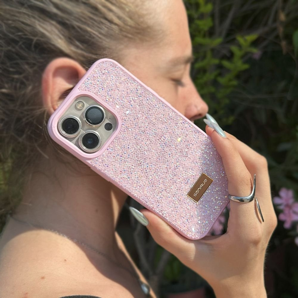 Θήκη Lux Diamond Sonique Apple iPhone 16 Plus Ροζ