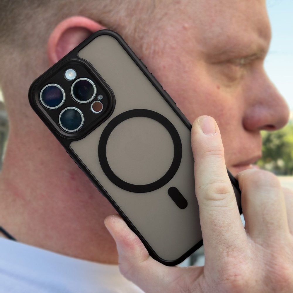 Θήκη Magnetic MagMatte Lens Sonique Apple iPhone 16e Μαύρο