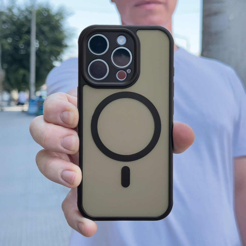 Θήκη Magnetic MagMatte Lens Sonique Samsung Galaxy A16 4G / Galaxy A16 5G Μαύρο