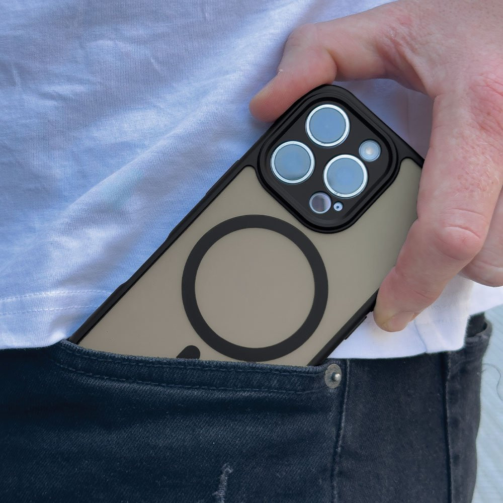 Θήκη Magnetic MagMatte Lens Sonique Samsung Galaxy A16 4G / Galaxy A16 5G Μαύρο