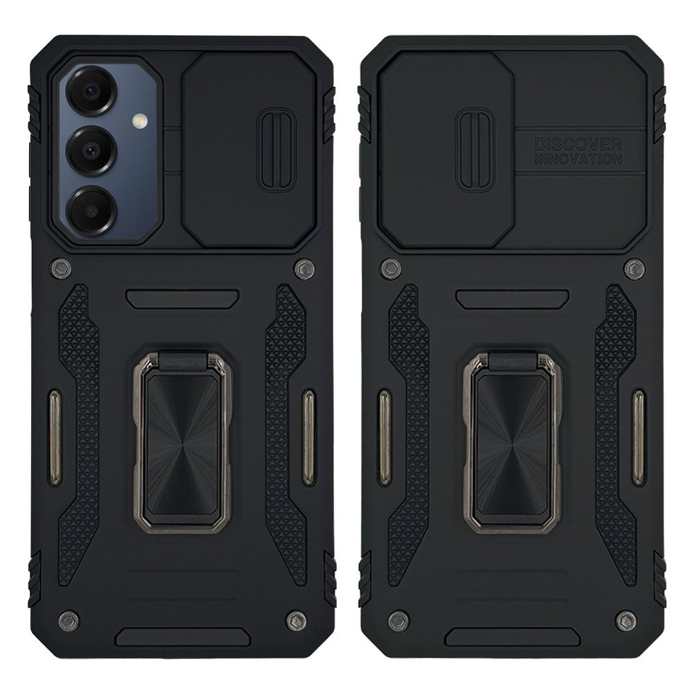 Θήκη Ring Armor CamShield Sonique για Samsung Galaxy A16 4G / Galaxy A16 5G Μαύρο